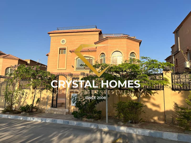 Independent villa with a swimming pool, finished, in the Princes compound directly in front of Mall of Egypt. - Aanzicht 2