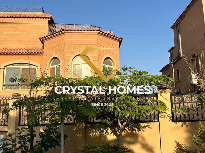 Independent villa with a swimming pool, finished, in the Princes compound directly in front of Mall of Egypt. - Aanzicht 4