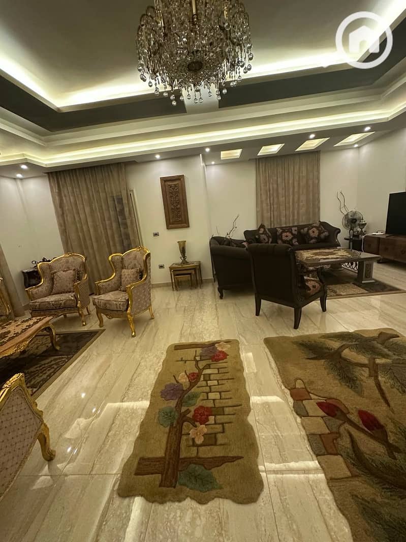 Apartment for Sale in Banafseg Villas – First Settlement | 250 sqm | 1st Floor | Garden View | Custom Finishing - Vista 5