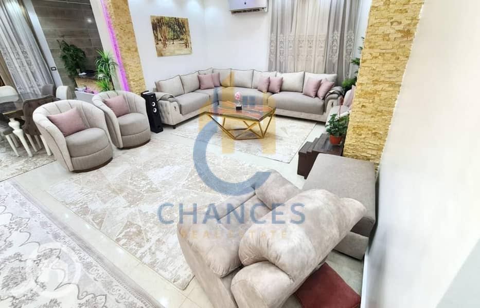 Roof for Sale in El Banafseg 4 Villas – Open View Over a Wide Garden – Ultra Super Lux Finishing – Full Reconciliation - Ansicht 2
