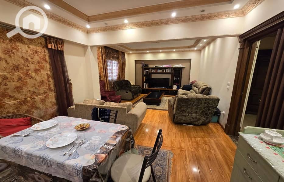 Apartment for Sale in Al Banafseg 7 Villas, New Cairo – Super Lux Finishing & Wide Garden View - Vista 3