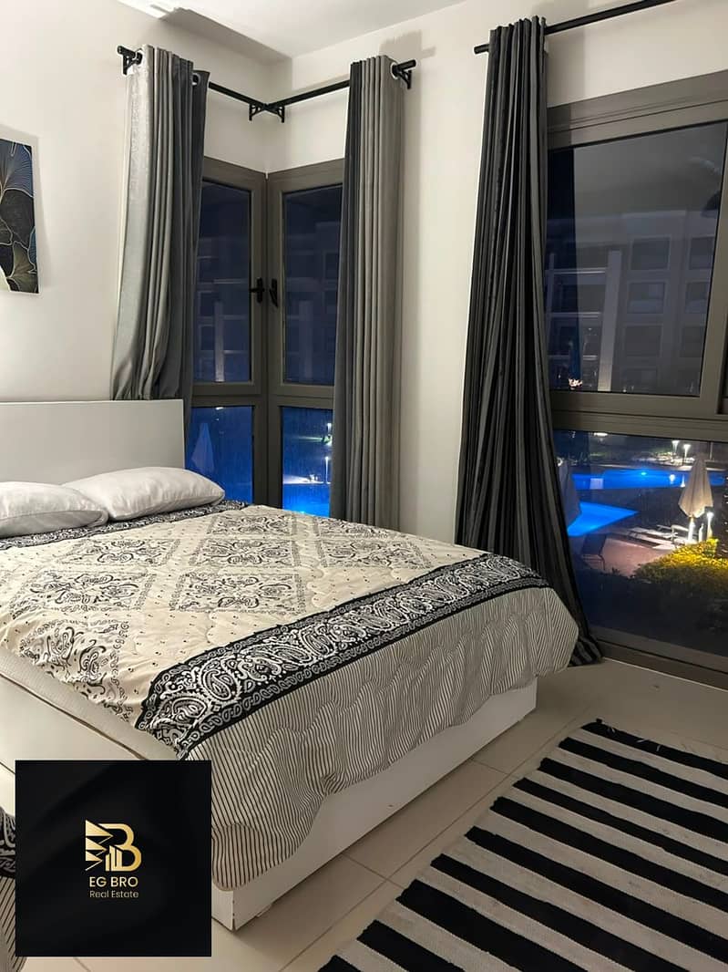 Modern Studio with Pool View for Sale in Marassi Marina West - Vista 5