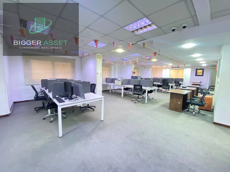 Admin office Fully Finished+Acs 400 SQM For Rent in New Maadi - Aanzicht 2