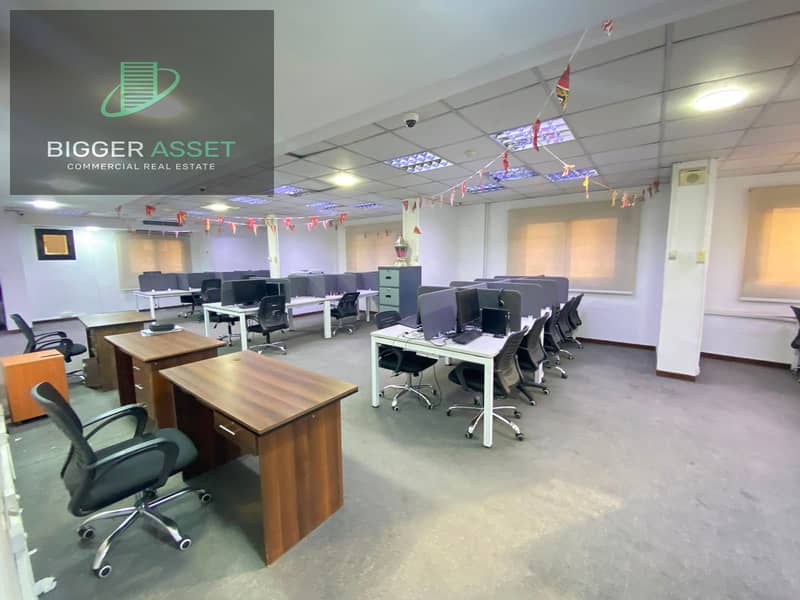 Admin office Fully Finished+Acs 400 SQM For Rent in New Maadi - Aanzicht 3