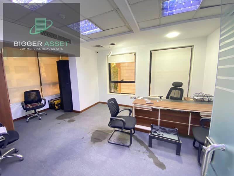 Admin office Fully Finished+Acs 400 SQM For Rent in New Maadi - Meer