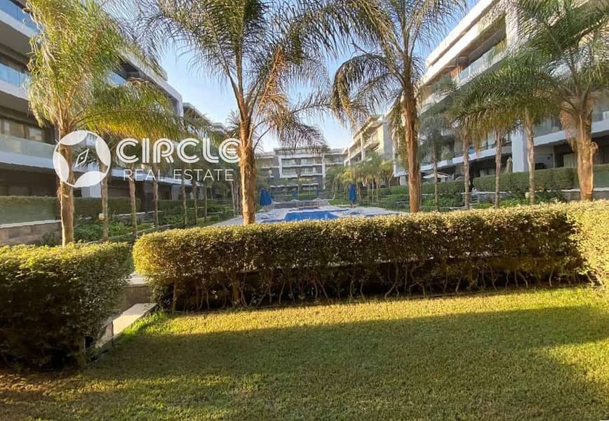 220m Apartment With 70m Garden For Rent In El Patio 7 New Cairo Fifth Settlement Directly On 90th Street Near Golden Square and AUC - Aanzicht 2