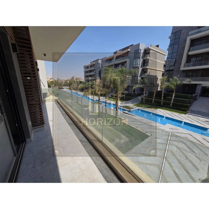 Best view Semi-Furnished Apartment 3rooms for Rent in El Patio Oro Compound - Aanzicht 2