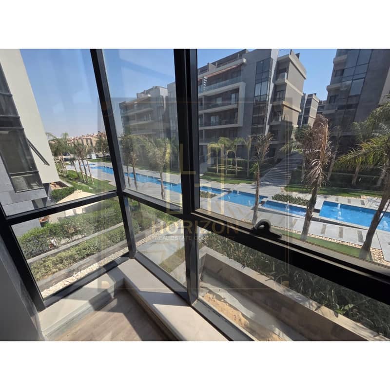 Best view Semi-Furnished Apartment 3rooms for Rent in El Patio Oro Compound - Aanzicht 6