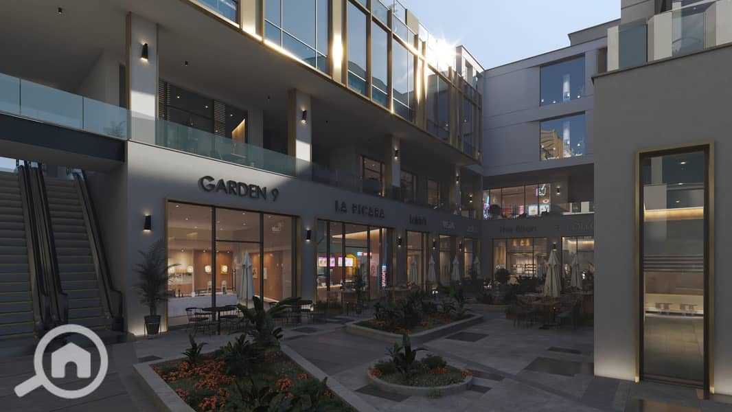 Shop for sale with a distinctive area of 22 meters in the strongest location with the highest investment return in October inside the Central Hub mall, at a price per meter and an amazing payment system under the management of a management and operation company. - Vista 6