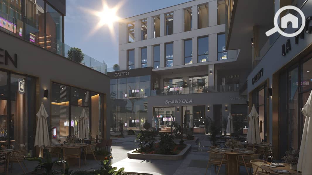 Shop for sale with a distinctive area of 22 meters in the strongest location with the highest investment return in October inside the Central Hub mall, at a price per meter and an amazing payment system under the management of a management and operation company. - Altro