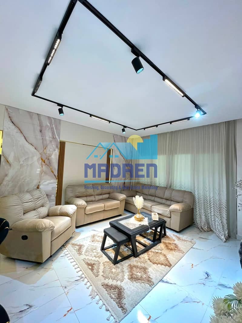 A masterpiece for rent, furnished in the compound of Prifado, Madinaty. - Vista 3