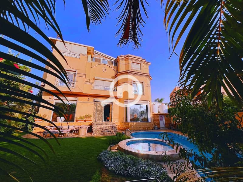 Grand Residence Compound For Rent Fully Furnished Villa 7 bedrooms 7 bathrooms 1 Nanny’s room swimming pool - Vista 2