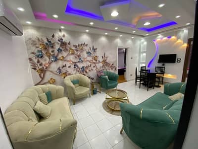 2 Bedroom Hotel Apartment for Rent in Mohandessin, Giza - شقة فندقية مفروشه للايجار في احمد عرابي تقاطع جامعه الدول باقل الاسعار