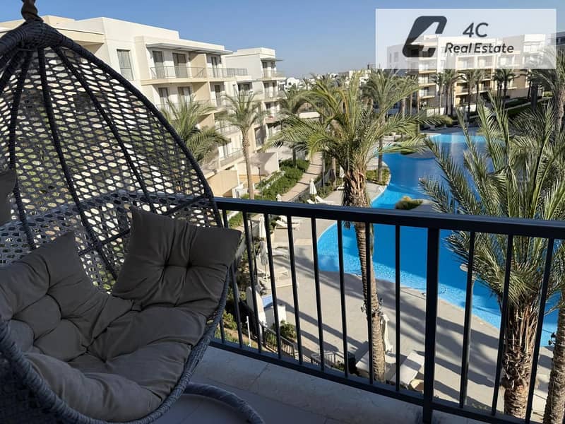 Less than the market price Chalet Resale Immediate Marassi Faya North Coast Direct Lagoon View Fully furnished and modern appliances - Vista 5