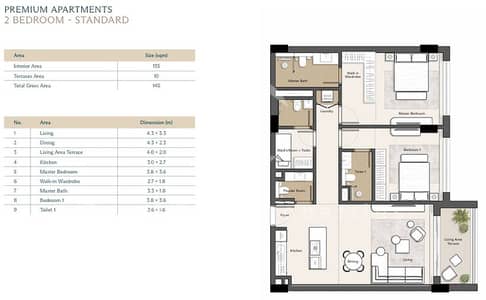 2 Bedroom Chalet for Sale in North Coast, Matruh - 2 bed - 135+10=145. png 2 Bedroom Chalet for Sale in North Coast, Matruh - 2 bed - 135+10=145. png