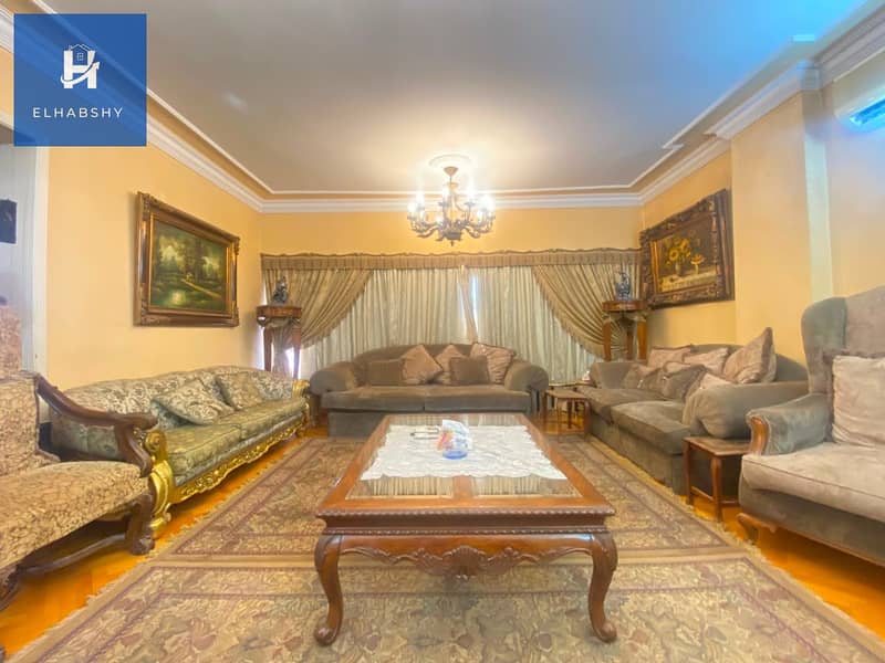 3 شقة للبيع فى المهندسين 158م قرب شارع شهاب الرئيسى ( تشطيب كلاسيكى رائع ) (3). jpeg