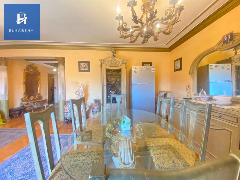 4 شقة للبيع فى المهندسين 158م قرب شارع شهاب الرئيسى ( تشطيب كلاسيكى رائع ) (4). jpeg