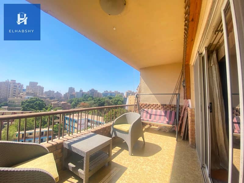 7 شقة للبيع فى المهندسين 158م قرب شارع شهاب الرئيسى ( تشطيب كلاسيكى رائع ) (7). jpeg