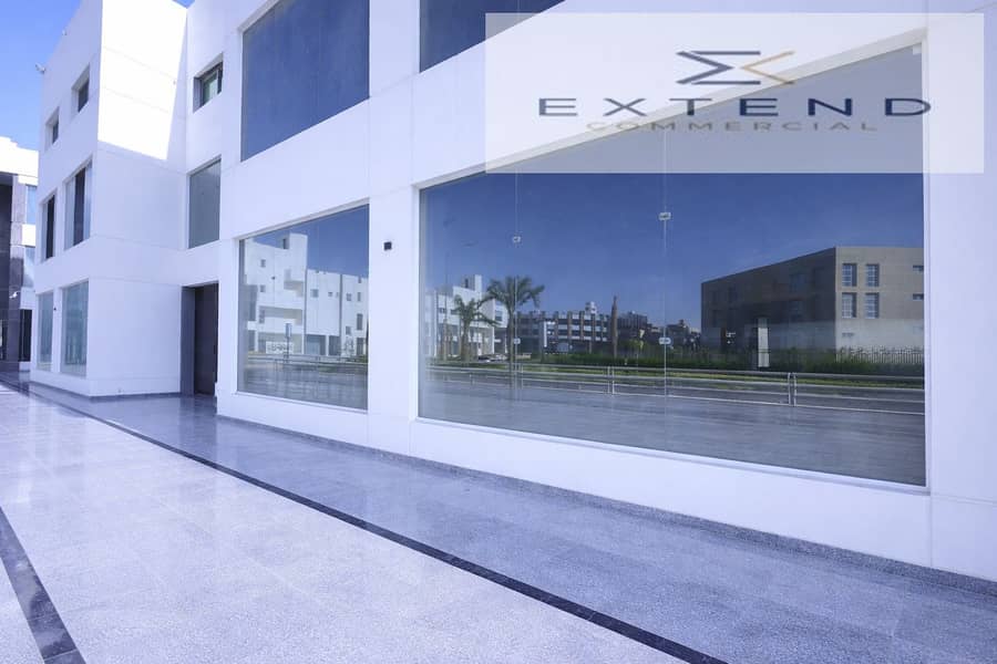 6 Modern commercial building exterior at midday. png