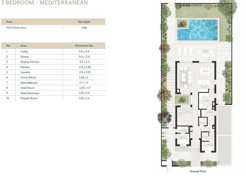 2 Mediterranean - 3 bed - 248 - Ground. png