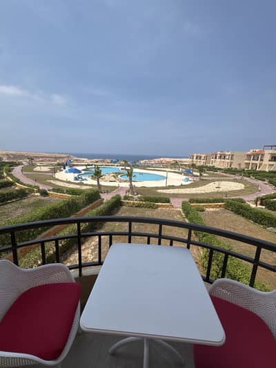 2 Bedroom Chalet for Sale in North Coast, Matruh - شاليه علوى بالروف مساحة ١٢٤ متر فيو بحر بالكامل وحمام سباحة 2 Bedroom Chalet for Sale in North Coast, Matruh - شاليه علوى بالروف مساحة ١٢٤ متر فيو بحر بالكامل وحمام سباحة