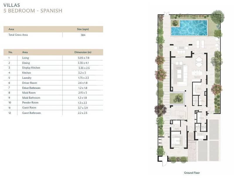 6 Spanish - 5 bed - 384 - Ground. png
