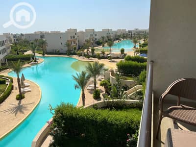 شاليه 2 غرفة نوم للايجار في العين السخنة، السويس - بافضل سعر في ازها شالية غرفتين علي اللاجون مباشرة سعر لن يتكرر