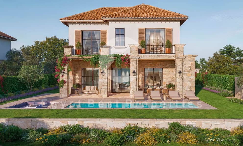 2 3 bed Villa - 480 - Back. png