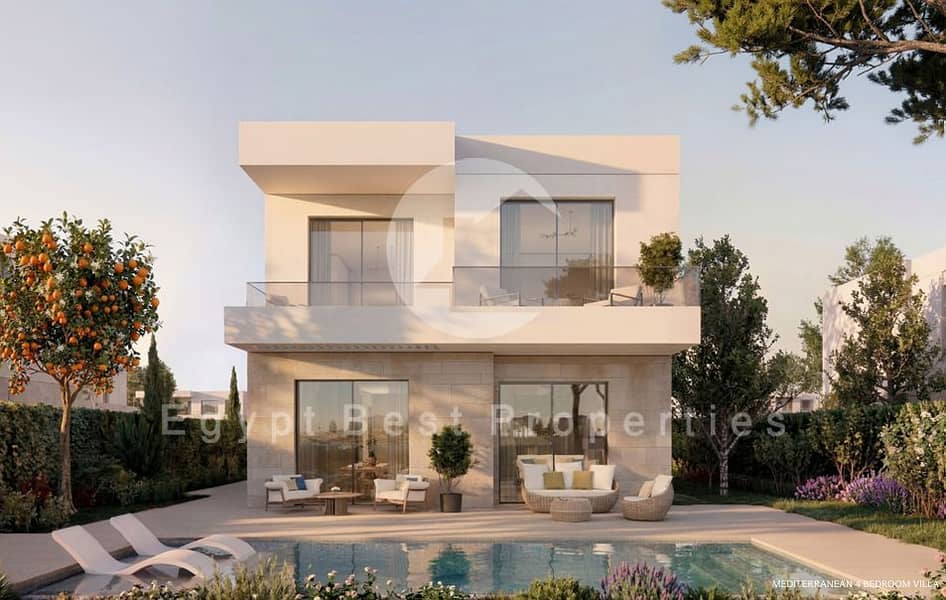 Mediterranean - 4 bed villa - 301 - Back. png Mediterranean - 4 bed villa - 301 - Back. png