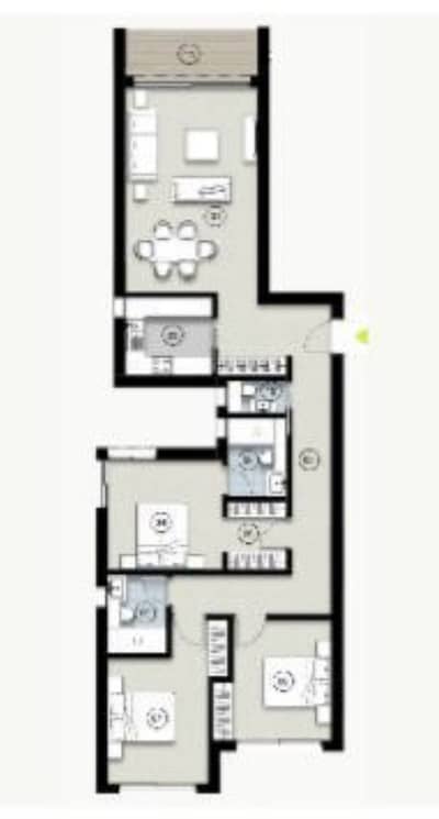 3 Bedroom Apartment for Sale in New Cairo, Cairo - Zed East apartment 3 Bedroom Apartment for Sale in New Cairo, Cairo - Zed East apartment