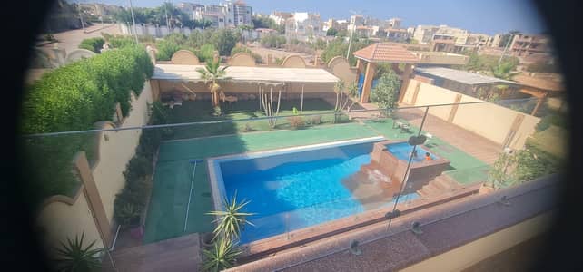 5 Bedroom Villa for Rent in Hurghada, Red Sea - Villa mubarak 7 second stage sea view annual rent