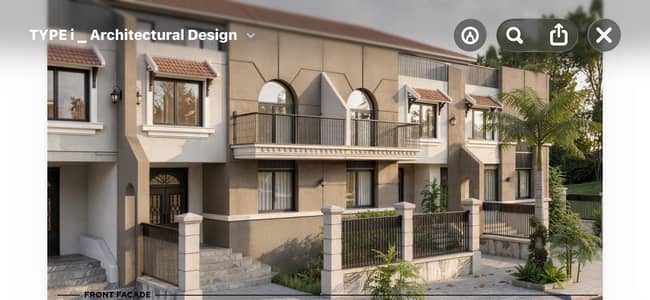 4 Bedroom Townhouse for Sale in 6th of October, Giza - فيلا تاون هاوس فى زايد الحزام الأخضر 4 Bedroom Townhouse for Sale in 6th of October, Giza - فيلا تاون هاوس فى زايد الحزام الأخضر