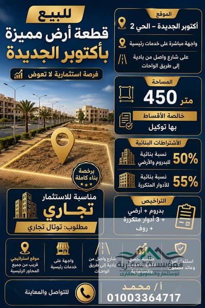 أرض  للبيع في 6 اكتوبر، الجيزة - ChatGPT Image 12 أغسطس 2026، 01_45_20 م. png