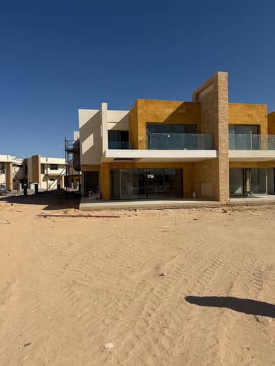 توين هاوس 4 غرف نوم للبيع في الساحل الشمالي، مطروح - Silversands phase 1 twin house delivered for sale