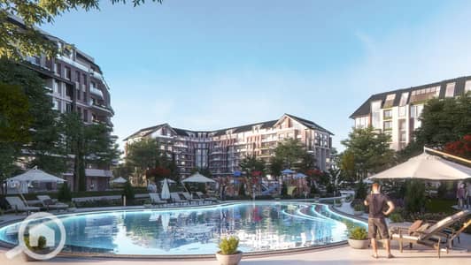 3 Bedroom Apartment for Sale in New Capital City, Cairo - CAM06-Back Pools-01. jpg