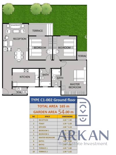 3 Bedroom Flat for Sale in Hadayek October, Giza - 165 و 54. jpg