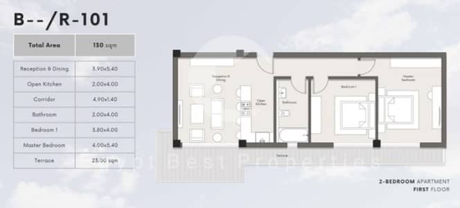 2 Bedroom Apartment for Sale in 6th of October, Giza - 2bed. jpeg