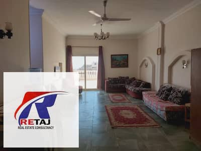 2 Bedroom Apartment for Rent in New Cairo, Cairo - Furnished rooftop apartment for rent, 220 square meters, in Al Narges Buildings, Fifth Settlement.