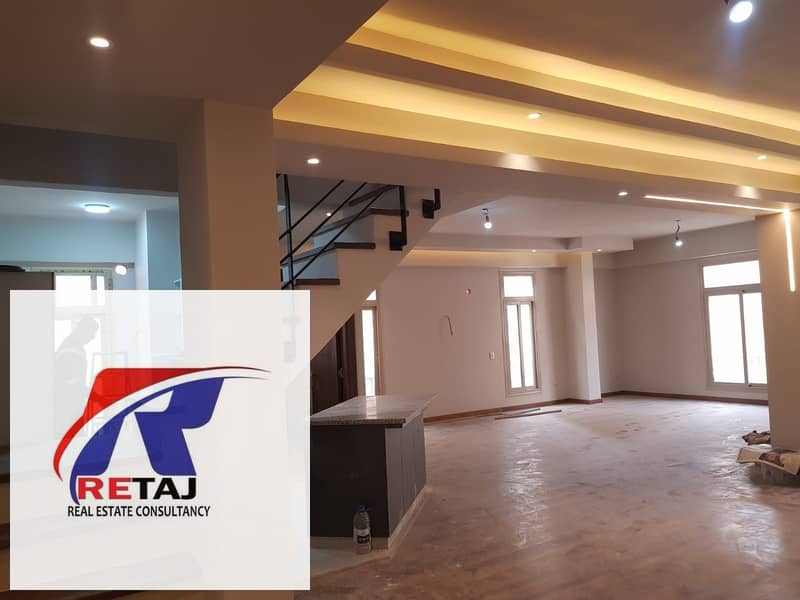 Duplex for rent with kitchen, prime location in the Fifth Settlement villas, 5th District, 5 minutes from Akhnaton and 5 minutes from 90th Street. Duplex for rent with kitchen, prime location in the Fifth Settlement villas, 5th District, 5 minutes from Akhnaton and 5 minutes from 90th Street.