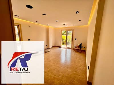 Studio for Rent in New Cairo, Cairo - Ground floor studio apartment with private garden for rent