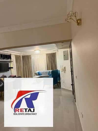 2 Bedroom Flat for Rent in New Cairo, Cairo - Furnished Apartment for Rent in American University Housing – Fifth Settlement | 126 sq m | Ground Floor with Garden | Private Entrance | Super Lux