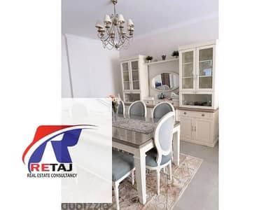 3 Bedroom Apartment for Rent in New Cairo, Cairo - Furnished Apartment for Rent in Dorra Cairo Compound | Directly Opposite Al Rehab City | High-End Finishing For rent in a compound