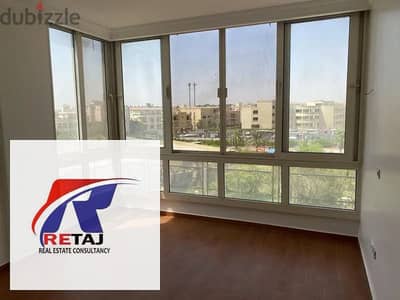 3 Bedroom Flat for Rent in New Cairo, Cairo - Unfurnished apartment for rent in Public Security Compound - First Settlement | 180m | Club View For rent in the Public Security Compound in New Cairo