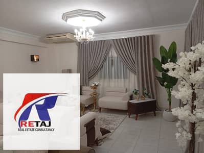 3 Bedroom Flat for Rent in New Cairo, Cairo - Furnished apartment for rent, super deluxe finishing, in Yasmin 1 - First Settlement Prime location, open view, close to all services