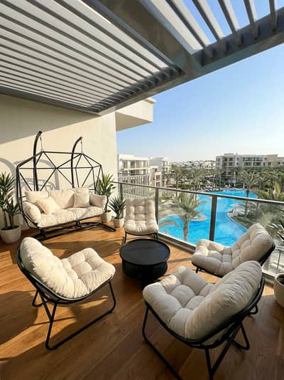 2 Bedroom Chalet for Rent in North Coast, Matruh - من الأونر شاليه VIP مراسي الساحل الشمالي فيو مباشر عالبول + WiFi مجاني 2 Bedroom Chalet for Rent in North Coast, Matruh - من الأونر شاليه VIP مراسي الساحل الشمالي فيو مباشر عالبول + WiFi مجاني