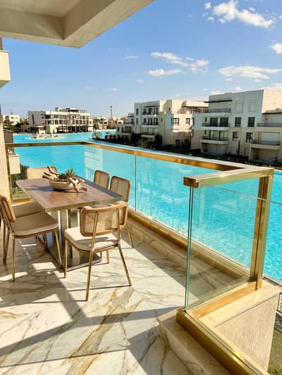 2 Bedroom Chalet for Rent in North Coast, Matruh - شاليه فاخر للإيجار في مراسي بلانكا على اللاجون Luxury Marassi Blanca