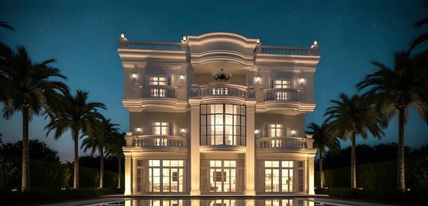 10+ Beds Villa for Sale in New Cairo, Cairo - Villa in Concord plaza Gardens on south tessen
