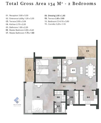 2 Bedroom Apartment for Sale in New Capital City, Cairo - WhatsApp Image 2026-08-30 at 1.59. 10 PM. jpeg