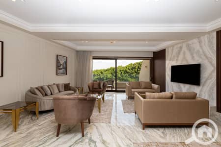 2 Bedroom Flat for Rent in New Cairo, Cairo - 01 Living. jpg