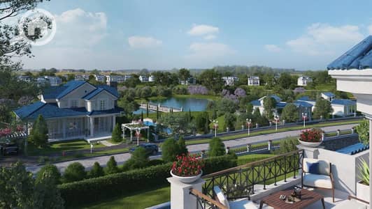 3 Bedroom iVilla for Sale in New Cairo, Cairo - CAM03-balcony view00 - Copy. jpg